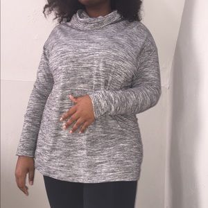 Grey turtle neck sweater